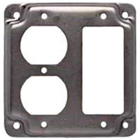 Boombox 4 In. Sq. Exp Workcover With Gfci & Dplx BO430540